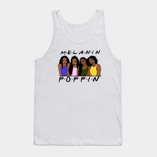 Melanin Women Poppin, Afro Black Girl Magic Tank Top